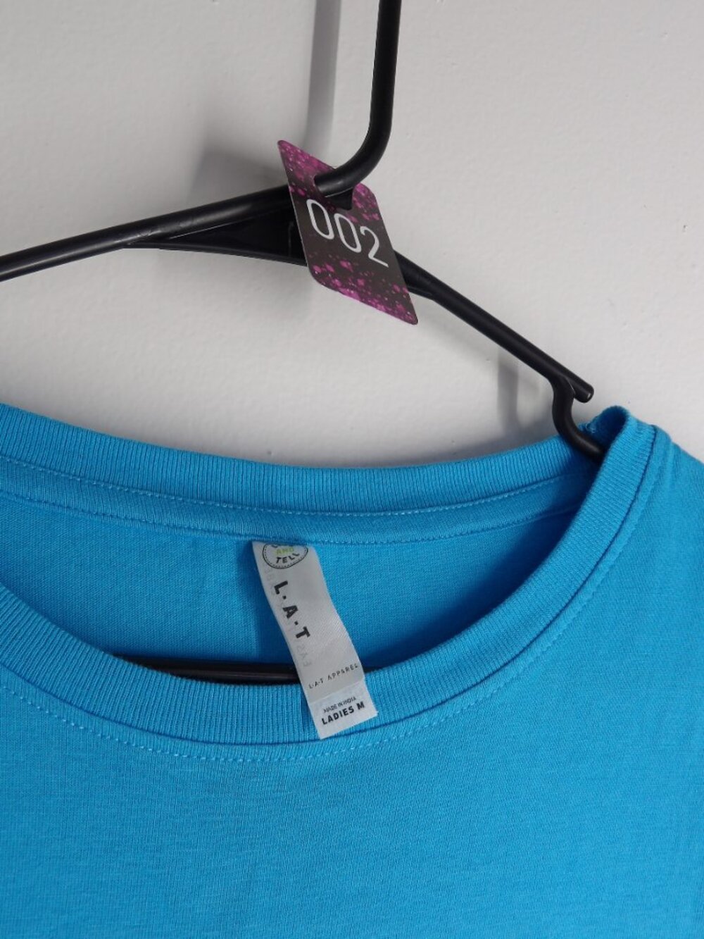 "The beach is my happy place" blue graphic tee (Women's Medium) - Picture 3 of 3